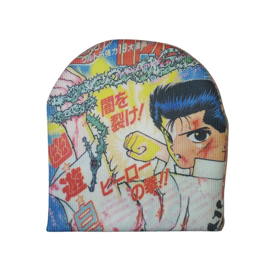 'Every Rose Has Its Thorn' Cuffless Beanie